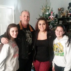 He loved his babygirls and they loved him so   Shayna, Michaela, Haley