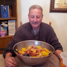 He loved my Lowcountry Boil when he came to visit in Charleston!