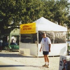 Steve with his Kettle Korn Tent @ Wooden Boat Festival