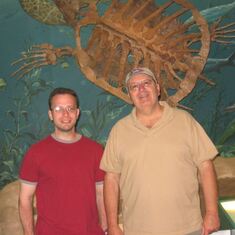Smithsonian Museum of Natural History with his son