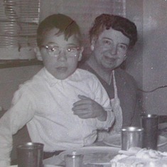Steven & Grandma Ray March 1962