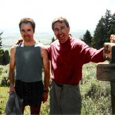 Steven & Mark After Mountain Run