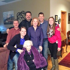 Steve celebrating Xmas 2013 with the Clough fam… he was able to enjoy my gramma’s last Xmas w/ us. ❤️