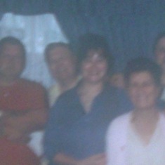 The Family steve is the first on the left Chris sharon Mum and Me
