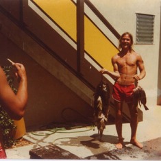 Santa Barbara late 70's with Larry Smith...photo compliments of Larry Smith