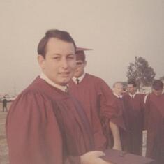 Graduation night at Paramount High School, Paramount, CA 1968. My good old friend Steve.