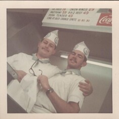 Fall of 1967. We worked together at the Paramount Tastee Freeze. Steve with Steve Wysong.