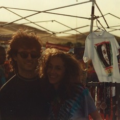 Steve & Dana Wechter- Grateful Dead, Irvine, 1989