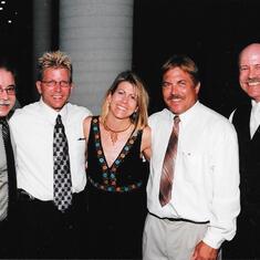 Greg, Joe, Chrissy, Steve, Doug at Kristin's wedding