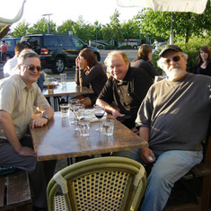With friends in Finland, 2010