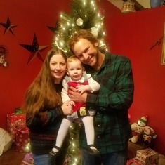 The McDonalds Christmas 2016. Violet, Aaron, and JoBeth
