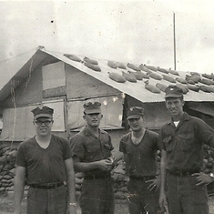 members of training company 50 now in MCB11, Vietnam Norby,Sparr,Richards, and Rush