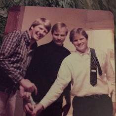 Rooming with Steve and Jeff Nyweide in 1983