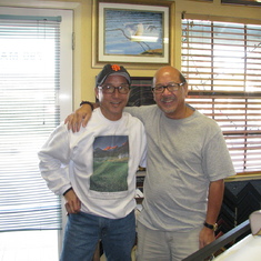 Steve with Mike Wong, November 2010