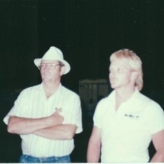 Steve at a movie shoot for Road house