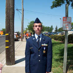 Steven in is ROTC Uniform 2009