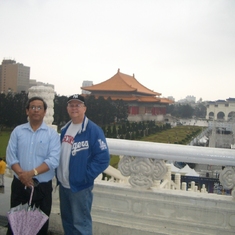 With Tom Tsai's brother in Taipei in 2011