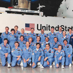 Steve Titus attending Corporate Space Camp, Huntsville, AL 1994