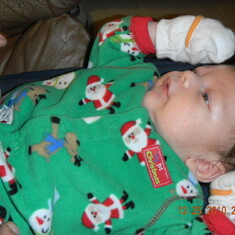 08-03-12 Our Angel On Christmas Day, You
Made Us So Happy Grandson. Your Grandmother