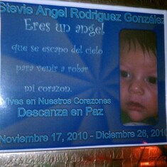 06-29-13 Angel You Spend Thanksgiving, Your Mom's  And Your Grand-Mother Elena Birthday,
Christmas Eve and Christmas Day With Us For That I Thank God For Borrowing You Angel. Your Grandmother