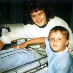 The day Stevie was born:  Grace Hospital Vancouver BC 23ag1980