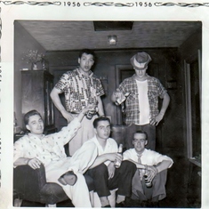 Stu Addley and friends 1956
