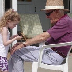 July 2009 w granddaughter Angeleah Bartle
