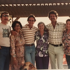 VanDerBisen clan in Temecula 1980