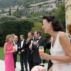 2006 Lake Garda our wedding: Barbara, Stuart, Don Weeden, James Gerard, Robert Kleinschmidt, and me