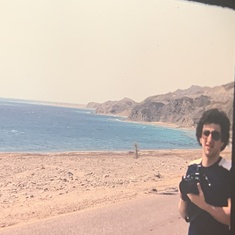 Stuart in the Sinai Desert , 1979