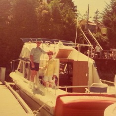 Stub and Dee's boat
San Juans, c. 1973