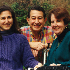 Stu with Sandy and daughter Jenny in the mid-1990's.