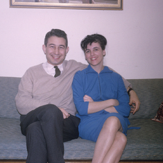 Stu & Sandy - December, 1965. Missing you on your 89th birthday, Dad. You are forever in our hearts.