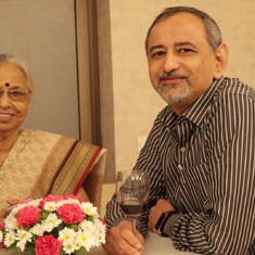 Sudha Joshi with Sandeep Joshi