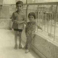 Sandeep, Rina - Childhood picture