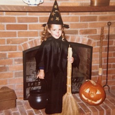 One of several witch Halloween costumes