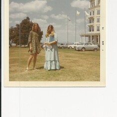 Susie and Sally at Poland Springs TM course 1976
