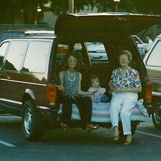 Sue, Sara and Mom - 6-17-1993