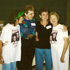 Mom and the Stimson Sisters - 2001 reunion