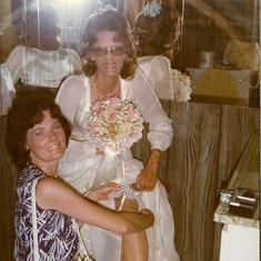 Becky with Sue prior to wedding to Bill