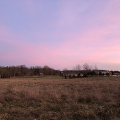 Sweden Pink sky