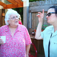 Mom Hoefler & Sue Ann - June 2009