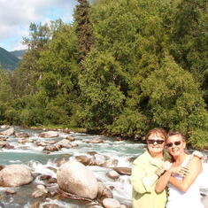 Sue Ann & JoAnne - Alaska  August  2005