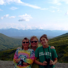 JoAnne, Sue Ann & Brenda - Hatchers Pass Alaska  August 2005