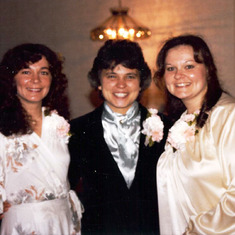 Sisters - JoAnne, Peg & Sue Ann - 1982