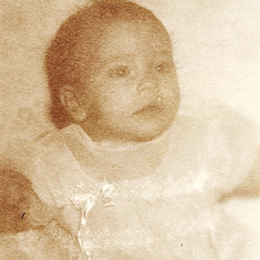 SueAnn as a baby