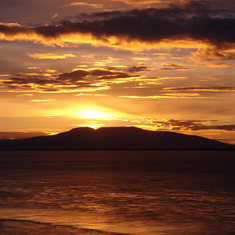 Sleeping Lady - Anchorage Sunset