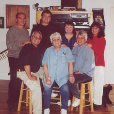 Mom with her 6 kids - Joe ,Mike, Dan Sue Ann, Peg, JoAnne