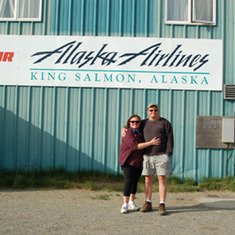 2006 Brother Dan & sister Susie return from King Salmon Fishing trip