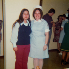 sister Peg with Sue Ann at Nursing Graduation